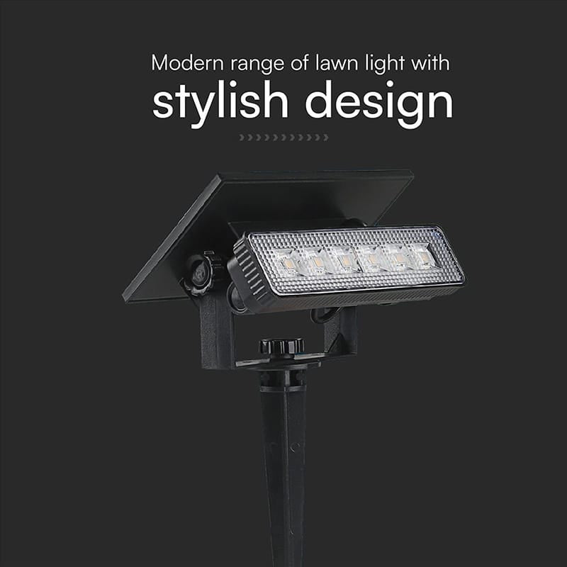 V-Tac Lampa LED LAMPA LED SOLARA 0.9W 3000K 2IN1 MONTAJ PERETE + TARUS GRADINA IP65