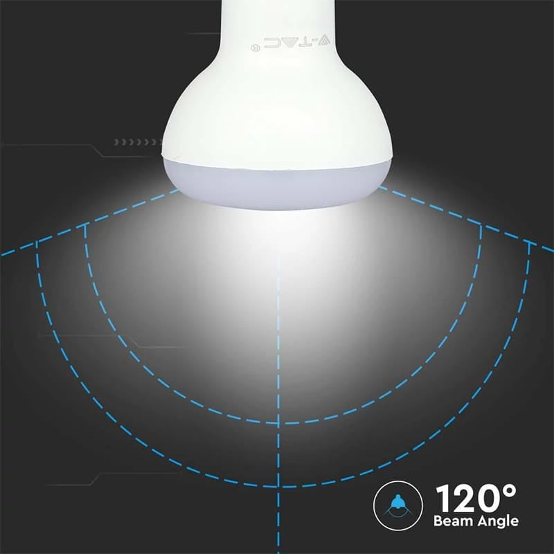 V-Tac Bec LED BEC LED R50 E14 4.8W 3000K ALB CALD