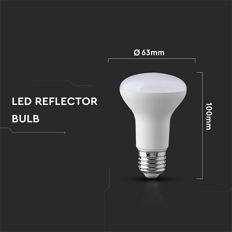 V-Tac Bec LED BEC LED R63 E27 8.5W 4000K ALB NEUTRU