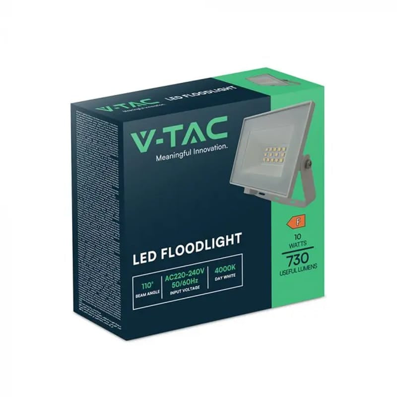 V-Tac Reflector LED REFLECTOR LED SMD 10W 6500K IP65 - ALB