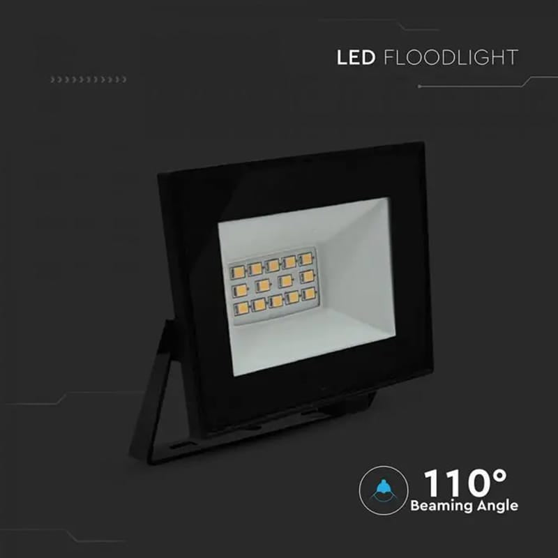V-Tac Reflector LED REFLECTOR LED SMD 10W 6500K IP65 - NEGRU
