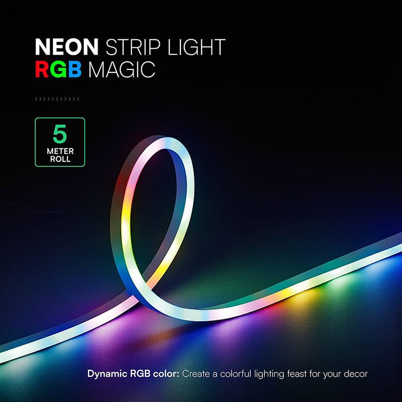 V-Tac KIT BANDA LED NEONFLEX MAGIC RGB 5M