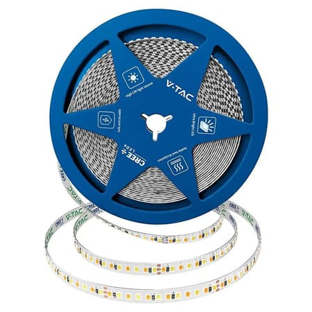 V-Tac Banda LED Banda LED V-Tac SKU-240836 | SMD2835, 15W/m, 24V, CRI≥90, IP20, 192LED/m