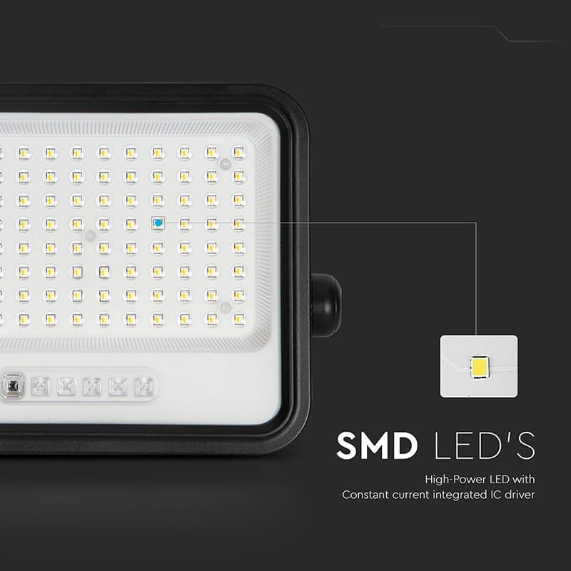 V-Tac Proiector LED Proiector LED Solar V-Tac SKU-24084 | 200W, 2000-8000K, Dimabil, IP65