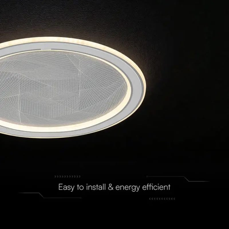 V-Tac Plafoniera LED Plafoniera LED V-Tac SKU-24184 | 50W, 3 in 1, Dimabila, Telecomanda, 4000lm, Ø550mm