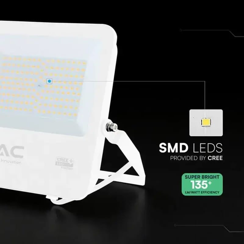 V-Tac Lampa LED Reflector LED V-Tac SKU-242116 | 100W, 135lm/W, 6500K, IP65, CIP CREE