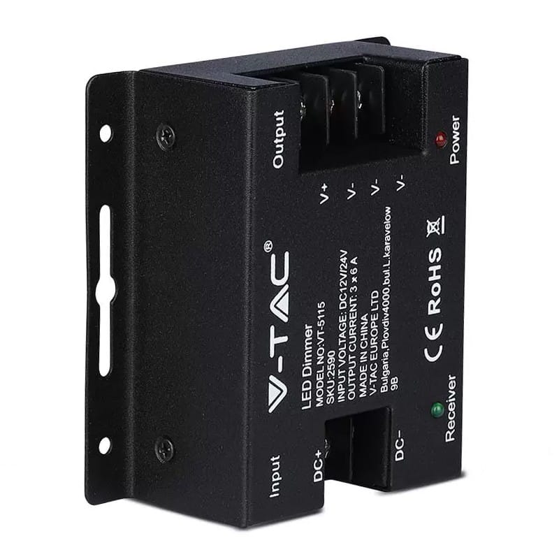 V-Tac Controller remote Controller Banda LED V-Tac SKU-2590 | Dimabil, Touch, 12V 216W, 24V 432W