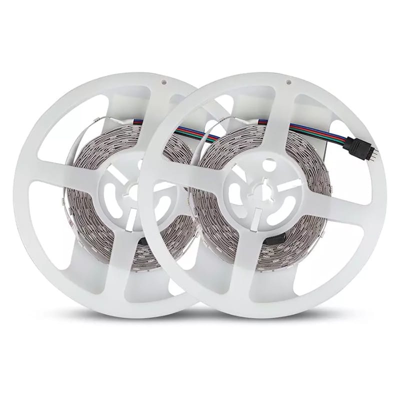 V-Tac Banda LED Kit Banda LED V-Tac SKU-2630 | SMD5050, RGB, 30LED/m, IP20, 10m