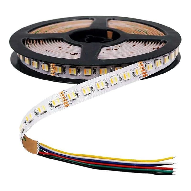 V-Tac Bandă LED V-Tac 24V SMD5050 24W/m 120 LED/m 3in1+RGB IP65 5m 1680 lm/m 120° CRI>80