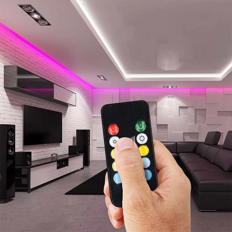 V-Tac Controller remote Controller Banda LED V-Tac SKU-2902 | Wi-Fi, 3in1, 12 Butoane