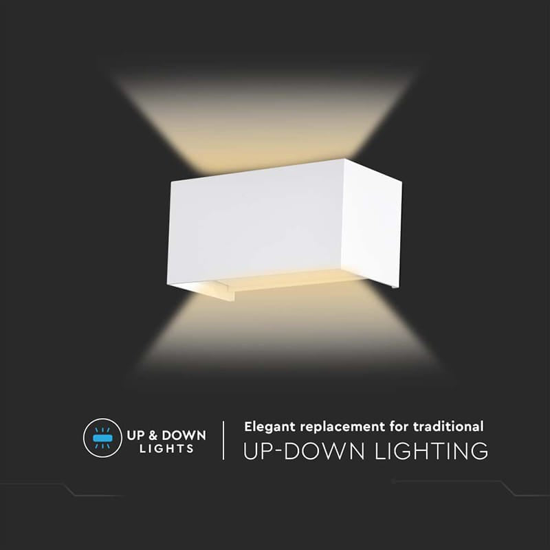V-Tac Corp iluminat Aplica LED Exterior V-Tac SKU-2975 | 24W, 4000K, 2720lm, IP65, Alb