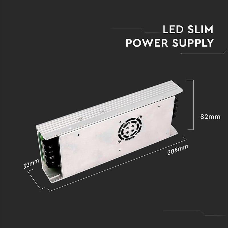 V-Tac Sursa alimentare Sursa Alimentare V-Tac SKU-3259 | SMPS Slim, 12V, 30A, 350W