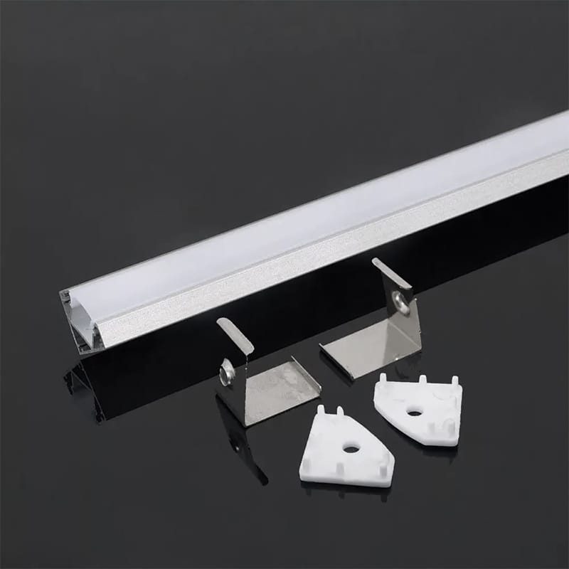 V-Tac Banda LED Profil Aluminiu V-Tac SKU-3356 | Banda LED, 2m, 19x19mm, Mat