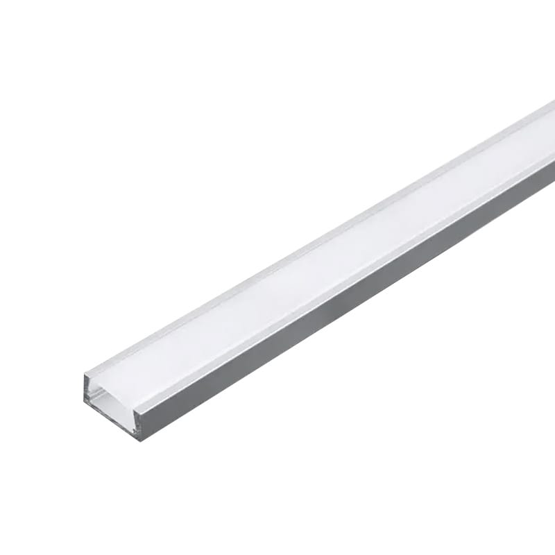 V-Tac Accesorii lumini scena Profil Aluminiu V-Tac SKU-3370 | Pentru Banda LED, 2m, 16x7mm, Alb