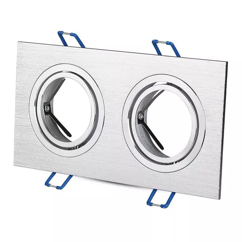 V-Tac Corp iluminat Corp Iluminat V-Tac SKU-3608 | Spot 2xGU10, Patrat, Aluminiu