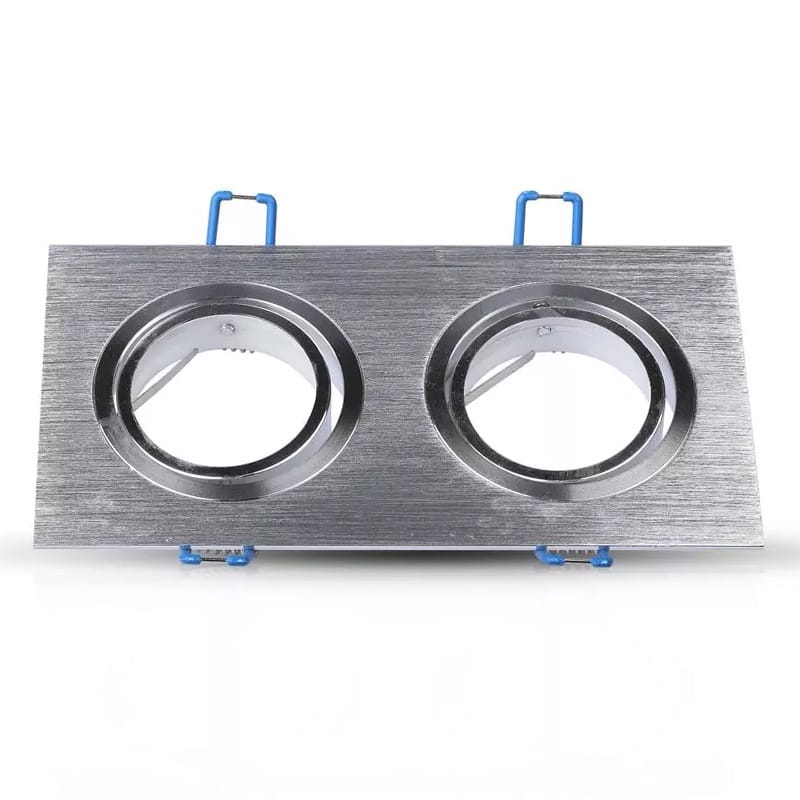 V-Tac Corp iluminat Corp Iluminat V-Tac SKU-3608 | Spot 2xGU10, Patrat, Aluminiu