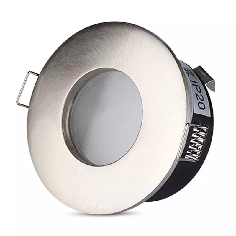 V-Tac Corp iluminat Spot V-Tac SKU-3614 | GU10, IP54, Crom Mat, Rotund