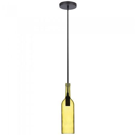 V-Tac Pendul Pendul Tavan V-Tac SKU-3773 | Sticla Vin, Galben, E27