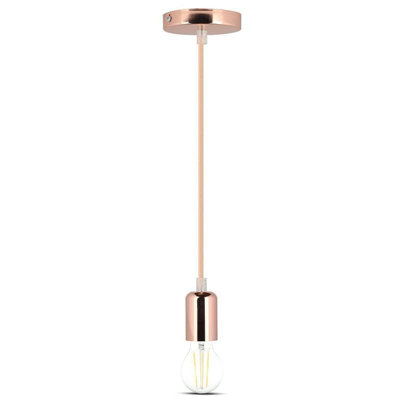 V-Tac Pendul Pendul Tavan V-Tac SKU-3777 | Soclu E27, Metal, Gold Rose
