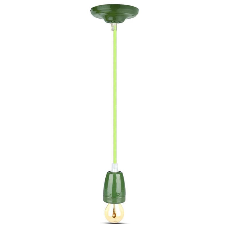 V-Tac Pendul Pendul Tavan V-Tac SKU-3805 | Portelan, E27, Verde