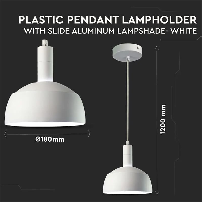 V-Tac Pendul Pendul Tavan V-Tac SKU-3920 | Soclu E14, Alb