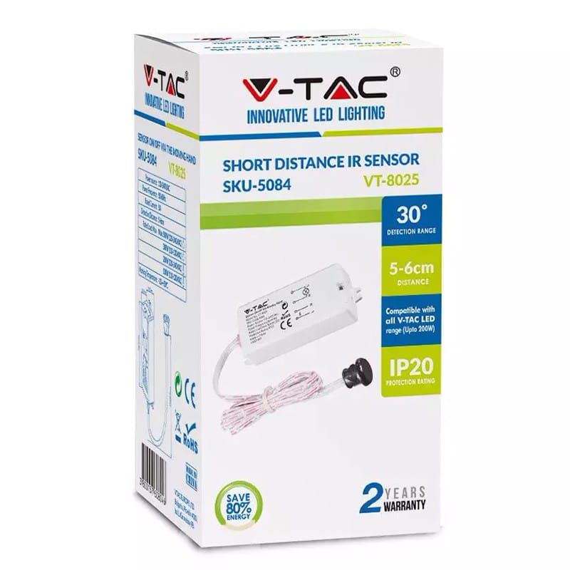 V-Tac Senzor smart Senzor Miscare V-Tac SKU-5084 | ON/OFF, Reactie Manuala