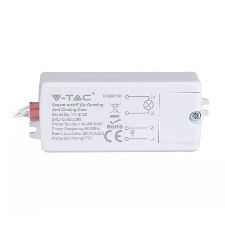 V-Tac Senzor smart Senzor Smart V-Tac SKU-5085 | Miscare ON/OFF, Detectie Usa
