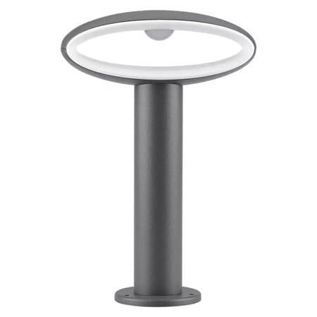 V-Tac Lampă LED Exterior V-Tac pentru Grădină 9W, IP54, 3000K Alb Cald, 500 lm, Corp Aluminiu Gri