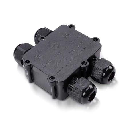 V-Tac Conector Conector Terminal V-Tac SKU-5982 | 4 Pini, 8-12mm, IP68, Negru