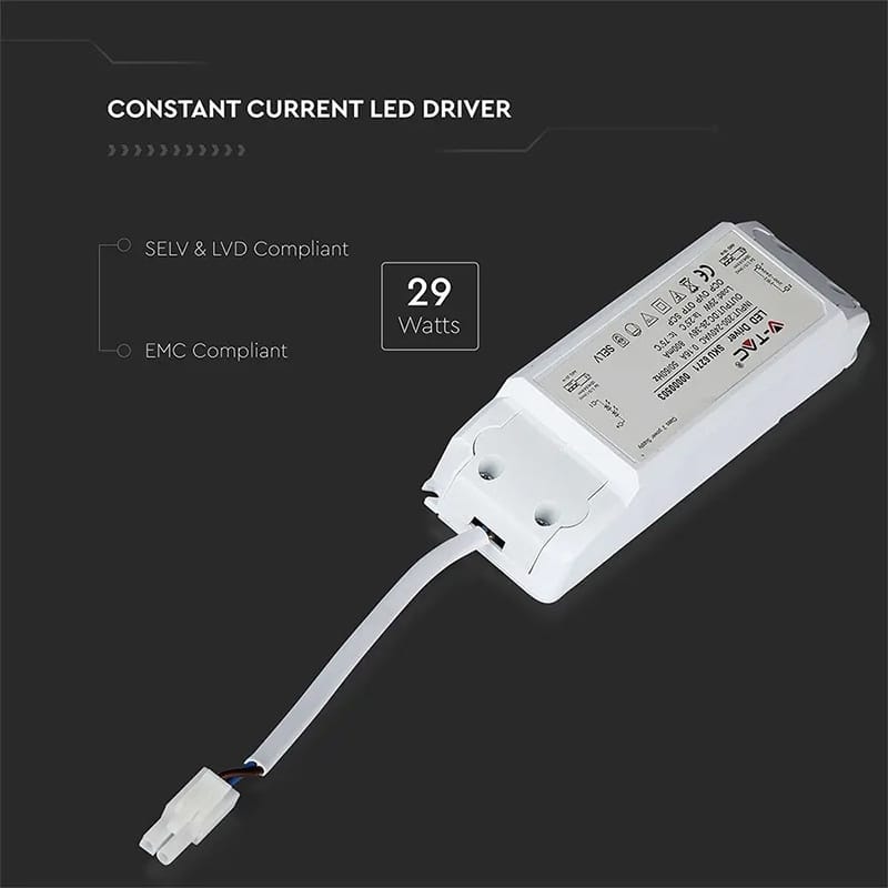 V-Tac Alimentator universal Alimentator V-Tac SKU-6271 | 29W, A++, Anti Palpait, Panou LED