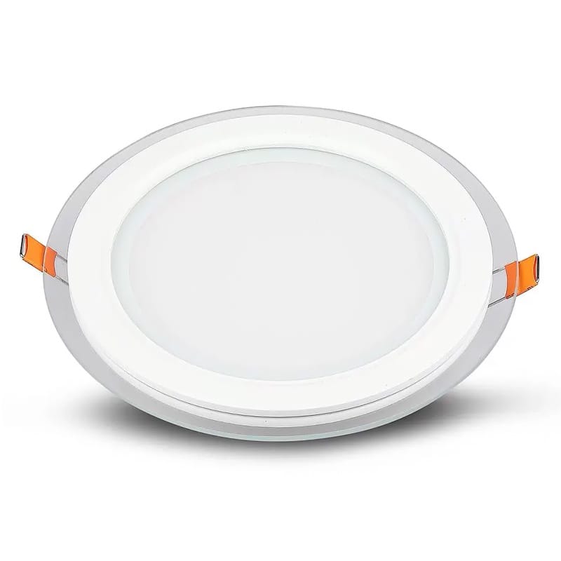 V-Tac Panou LED Panou LED V-Tac SKU-6281 | Rotund, Incorporabil, 18W, 4000K, Sticla