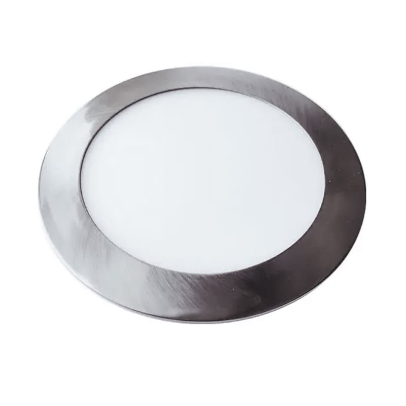 V-Tac Panou LED Panou LED V-Tac SKU-6356 | Slim, Rotund, 24W, 4000K, Nickel