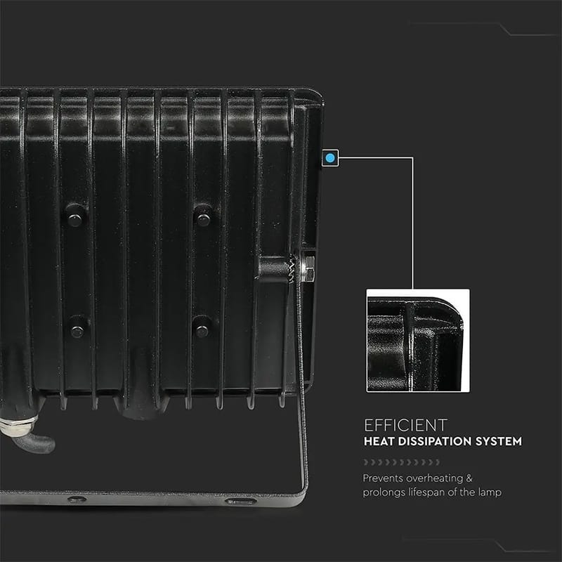 V-Tac Proiector LED Proiector LED V-Tac SKU-6733 | 200W, 4000K, IP65, Negru