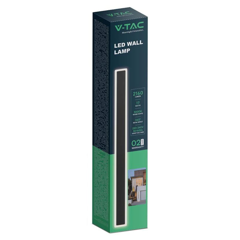 V-Tac Corp iluminat Corp Iluminat LED V-Tac SKU-6830 | 17W, 3000K, 2160lm, IP65, Negru