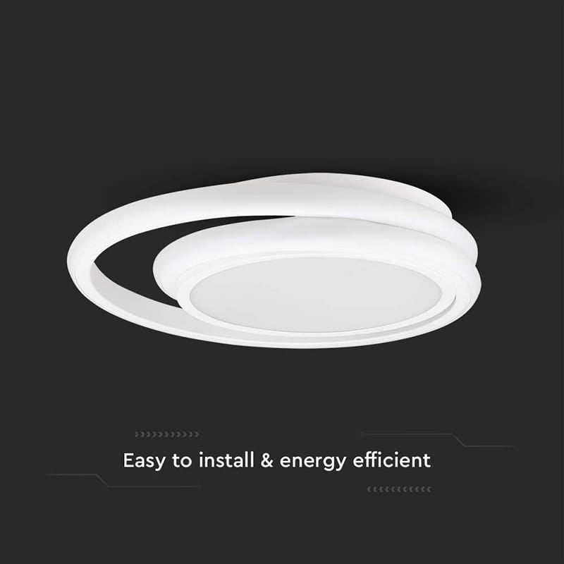 V-Tac Plafoniera LED Plafoniera LED V-Tac SKU-6921 | 38W, 3in1, 4000K, Ø450mm, 4050lm