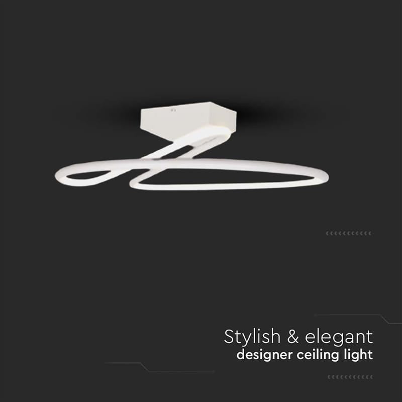 V-Tac Plafoniera LED Plafoniera LED V-Tac SKU-6927 | 20W, 4000K, 2130lm, Ø250mm, Alb