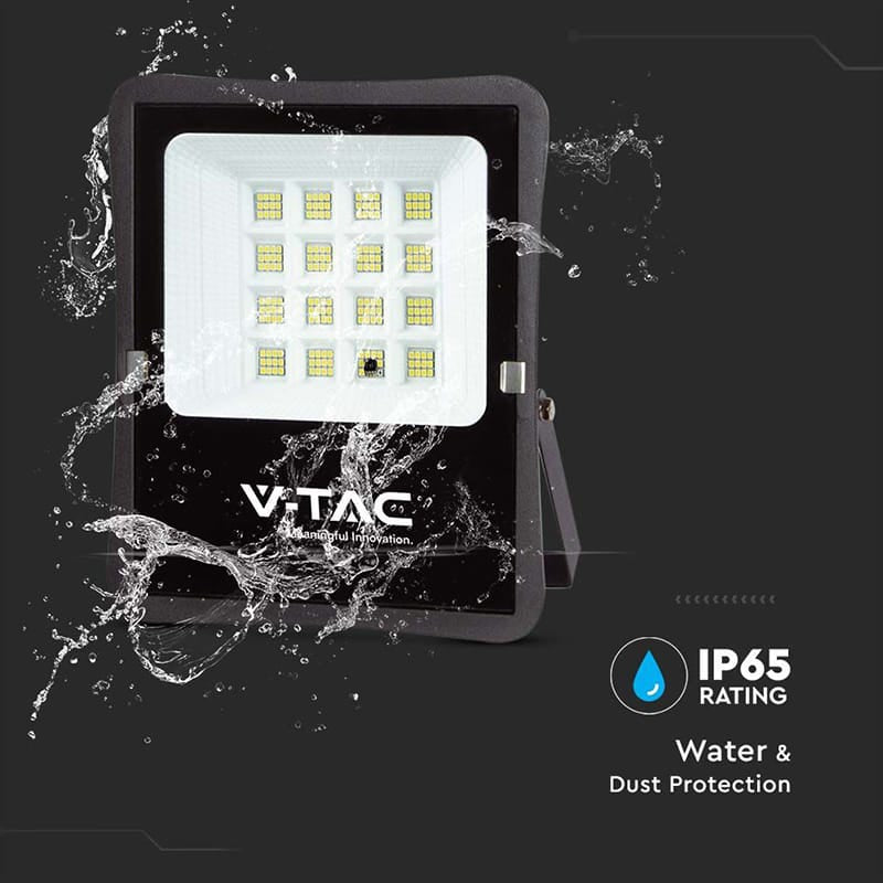 V-Tac Proiector LED Proiector LED Solar V-Tac SKU-6968 | 15W, 6400K, Incarcare Solara