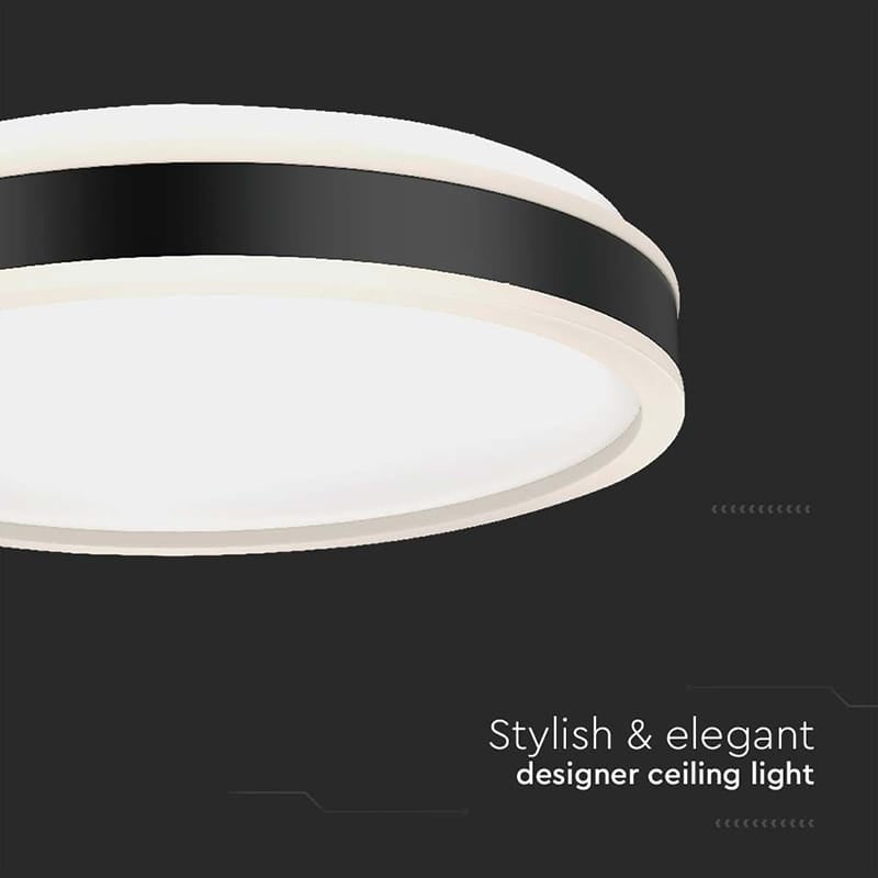 V-Tac Plafoniera LED Plafoniera LED V-Tac SKU-6988 | 24W, 3in1, Dimabila, 4000K, 2500lm, Ø400mm