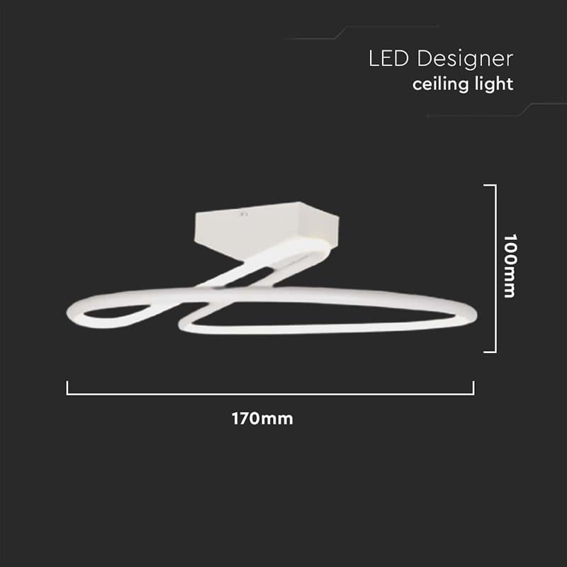 V-Tac Plafoniera LED Plafoniera LED V-Tac SKU-6998 | 24W, 3in1, 4000K, 2560lm, Ø300mm