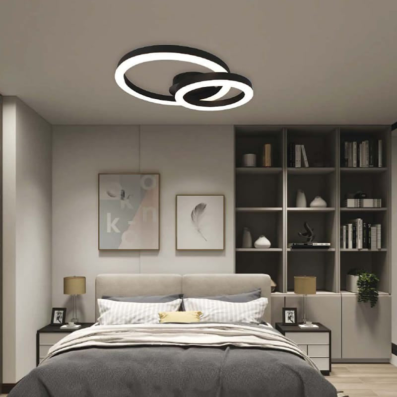 V-Tac Lampa LED Candelabru LED V-Tac SKU-7000 | 20W, 3000K, Ø45cm, 2130lm, Negru