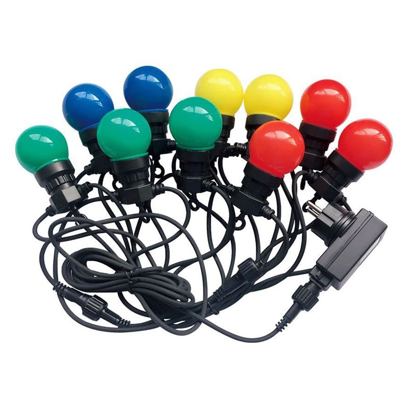 V-Tac Sir iluminat Sir Iluminat V-Tac SKU-7435 | 5m, 10 LED-uri, 0.5W, RGBY, IP44