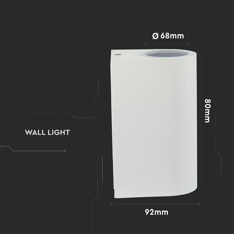 V-Tac Corp iluminat Corp Iluminat V-Tac SKU-7542 | 2x GU10, IP44, Alb