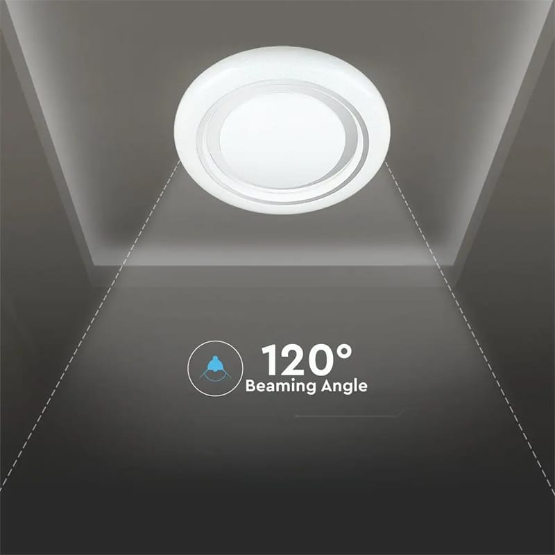 V-Tac Plafoniera LED Plafoniera LED V-Tac SKU-76011 | 60W, Dimabila, 3in1, 4200lm, Ø480mm