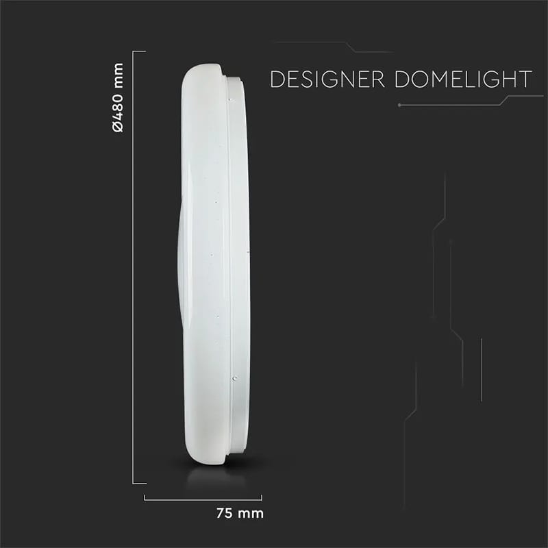 V-Tac Plafoniera LED Plafoniera LED V-Tac SKU-76011 | 60W, Dimabila, 3in1, 4200lm, Ø480mm