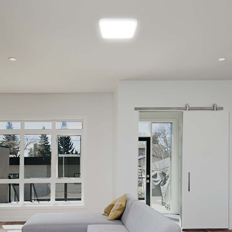 V-Tac Plafoniera LED Plafoniera LED V-Tac SKU-76681 | 30W, IP44, Senzor, 4000K, Alb