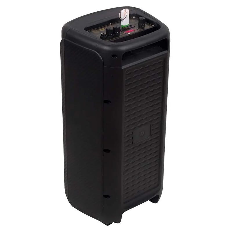 V-Tac Boxa Bluetooth Boxa Portabila V-Tac SKU-7676 | 2x6.5", 50W RMS, Bluetooth, LED, Microfon