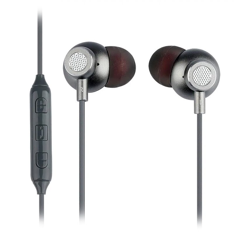 V-Tac Casti In Ear Casti V-Tac SKU-7706 | In-Ear, Cu Fir, Gri