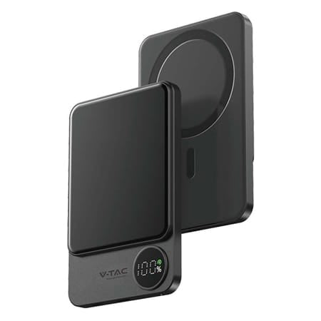 V-Tac Power bank Power Bank V-Tac SKU-7850 | 5000mAh, Wireless, Fast Charging, Ultra Slim