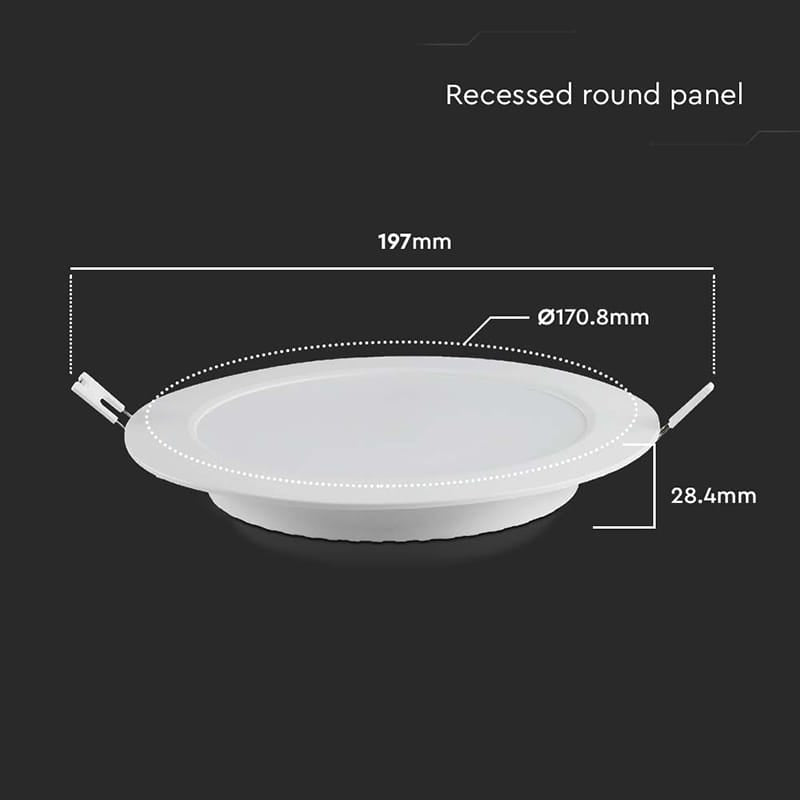 V-Tac Panou LED Panou LED V-Tac SKU-7861 | 12W, 3000K, Incorporabil