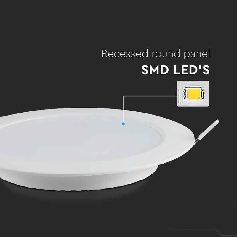 V-Tac Panou LED Panou LED V-Tac SKU-78631 | 12W, Incorporabil, 6500K